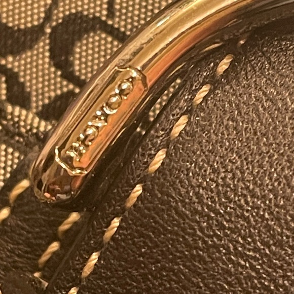 Authentic Coach SOHO Pleated Signature Black Satchel Serial C0867-F12310 - Picture 15 of 16